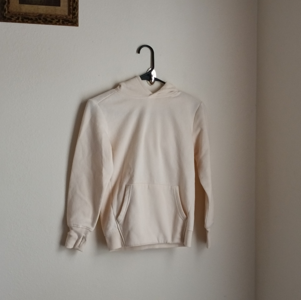 NWOT BCG Sweatshirt Women S (8) Cream Hoodie Casual Academia Comfy Y2K